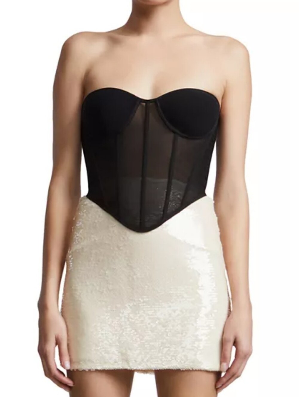 BCBGMAXAZRIA Mila Corset Mini Dress Size 4
